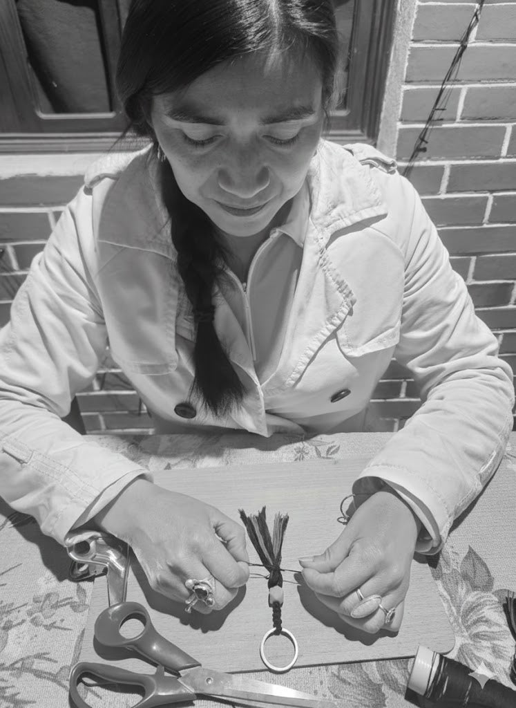 Llavero Artesanal con Jade